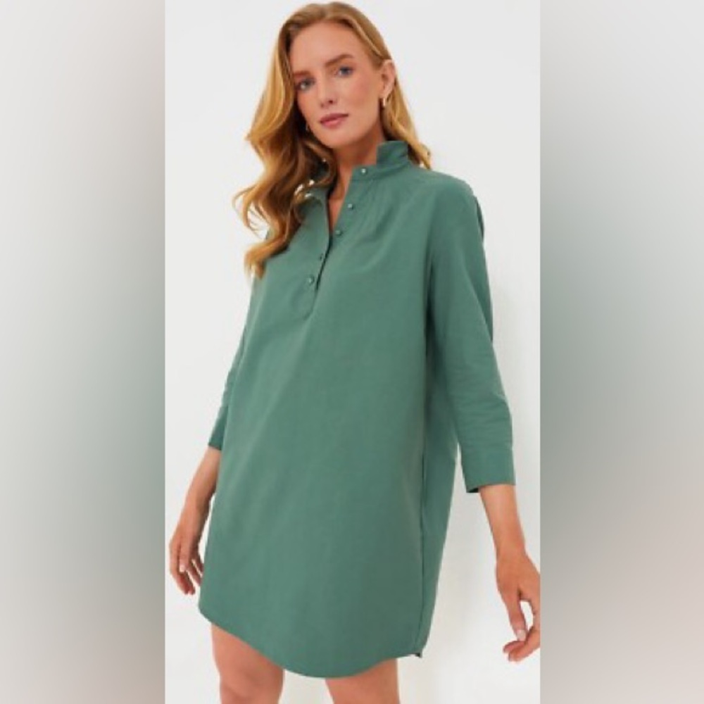 Pomander Place Green Polly Dress